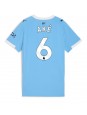 Billige Manchester City Nathan Ake #6 Hjemmedrakt Dame 2025-26 Kortermet